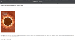 Desktop Screenshot of crabcreekreview.org